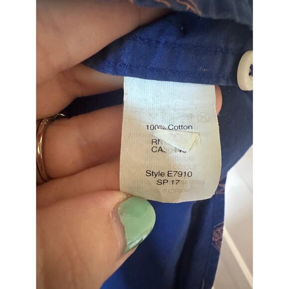 J Crew Shirt Mens Size XL Slim Flex Washed Short Sleeve Button Down Sailing Boat - Picture 2 of 5